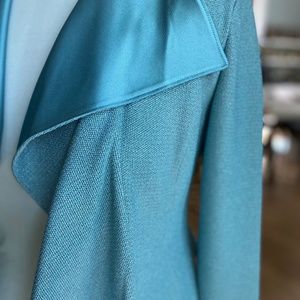 St. John Couture evening jacket in teal/blue Sz 10 NWT